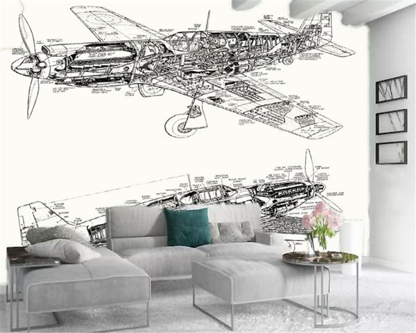 home decor 3d wallpaper sketch aircraft frame parts schematic living room bedroom background wall decoration mural wallpaper
home decor 3d wallpaper sketch aircraft frame parts schematic living room bedroom background wall decoration mural wallpaper