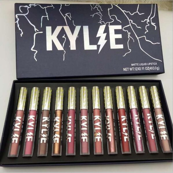 В наличии ! Kylie Блеск для губ Kit Крин жидкая помада Набор 12 Цвет помады Kit матовый бл 
В наличии ! Kylie Блеск для губ Kit Крин жидкая помада Набор 12 Цвет помады Kit матовый бл