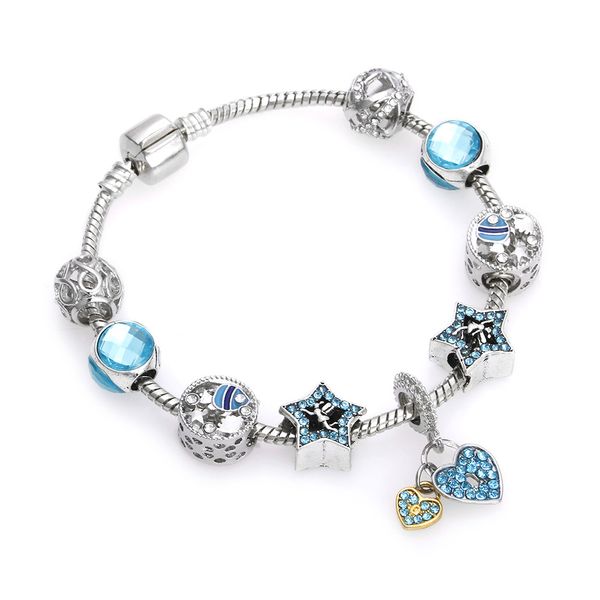 vintage women silver pendant bracelets snake chain bangles tree blue star heart beads diy jewelry friend gifts pulseiras, Black
vintage women silver pendant bracelets snake chain bangles tree blue star heart beads diy jewelry friend gifts pulseiras, Black