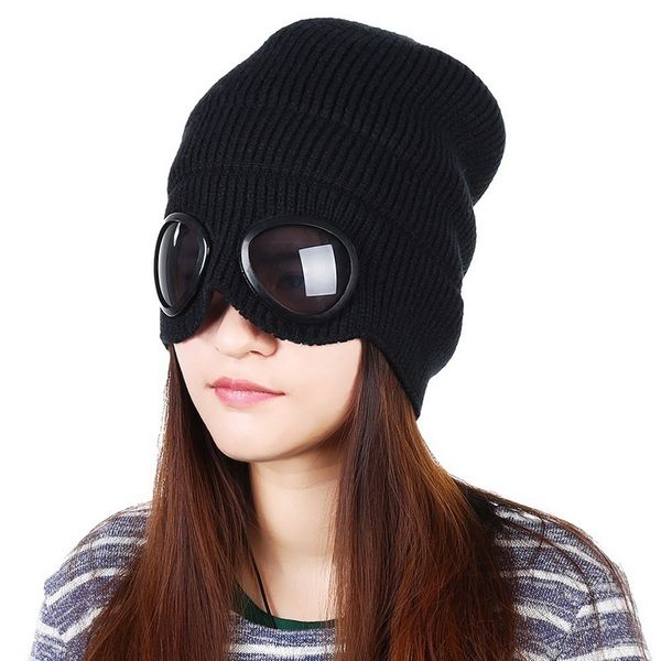 adisputent fashion knit hats 2019 ski cap with removable glasses for men women double-use thickened winter warm beanies, Blue;gray
adisputent fashion knit hats 2019 ski cap with removable glasses for men women double-use thickened winter warm beanies, Blue;gray