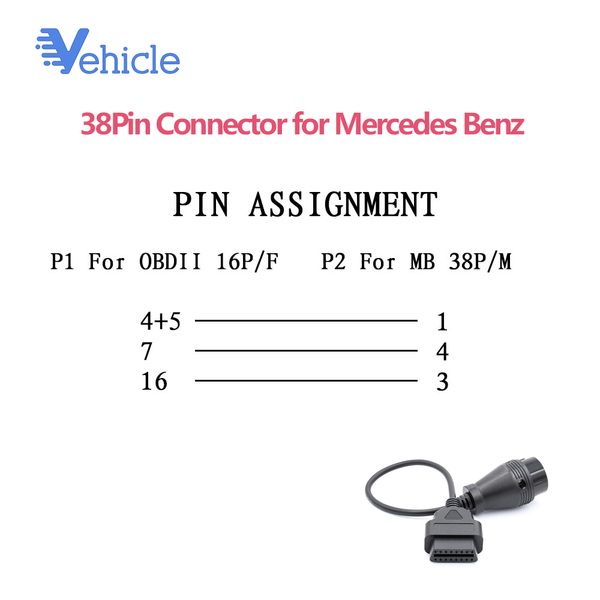 extension cable scanner connector for obd 14pin 38pin to obd2 16pin obd2 14 pin 38 pin for mb obd car diagnostic auto tool
extension cable scanner connector for obd 14pin 38pin to obd2 16pin obd2 14 pin 38 pin for mb obd car diagnostic auto tool