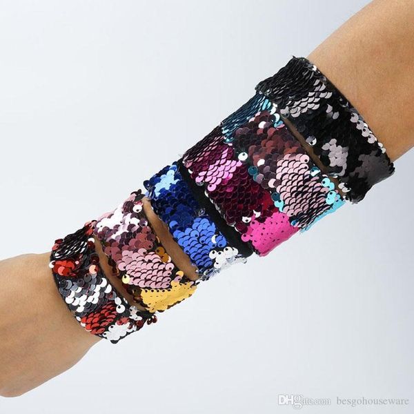 wholesale 20 colors mermaid sequin wristband children mermaid sequin bracelet two-tone fish scale sequins bracelet bh0832 tqq
wholesale 20 colors mermaid sequin wristband children mermaid sequin bracelet two-tone fish scale sequins bracelet bh0832 tqq