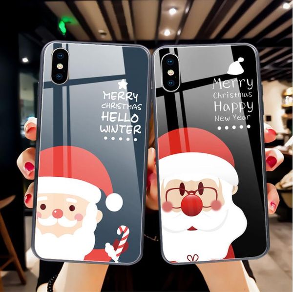 eonpin new christmas cartoon phone case for iphonex xsmax glass mobile phone shell snowman elk cute santa claus
eonpin new christmas cartoon phone case for iphonex xsmax glass mobile phone shell snowman elk cute santa claus
