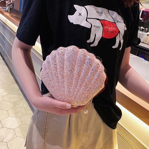 fashion women crossbody bag 2020 small shoulder bags for lady pink shell package with chain girls clutch evening bag
fashion women crossbody bag 2020 small shoulder bags for lady pink shell package with chain girls clutch evening bag
