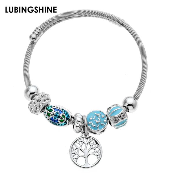 fashion crystal disco ball charms bracelets bangles stainless steel tree of life pendant adjustable bracelet jewelry for women, Black
fashion crystal disco ball charms bracelets bangles stainless steel tree of life pendant adjustable bracelet jewelry for women, Black