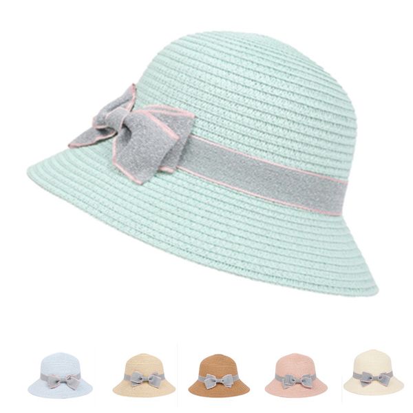 siloqin 2020 new summer children's ribbonbow-knot straw sun hat leisure cap fashion beach travel girls all-match sunhat for girl, Blue;gray
siloqin 2020 new summer children's ribbonbow-knot straw sun hat leisure cap fashion beach travel girls all-match sunhat for girl, Blue;gray