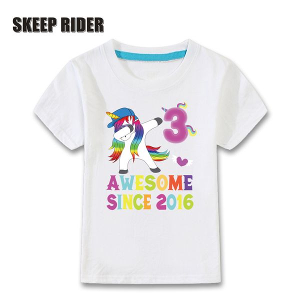 2019 super soft animal print girl's shirt short sleeve summer kids unicorn clothes for toddler children outdoor party activity, Blue
2019 super soft animal print girl's shirt short sleeve summer kids unicorn clothes for toddler children outdoor party activity, Blue