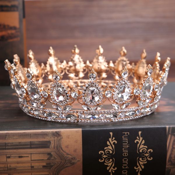 blue crystal wedding bride hair accessories crown silver color chic royal regal sparkly rhinestones tiaras crown pageant jewelry, Golden;white
blue crystal wedding bride hair accessories crown silver color chic royal regal sparkly rhinestones tiaras crown pageant jewelry, Golden;white