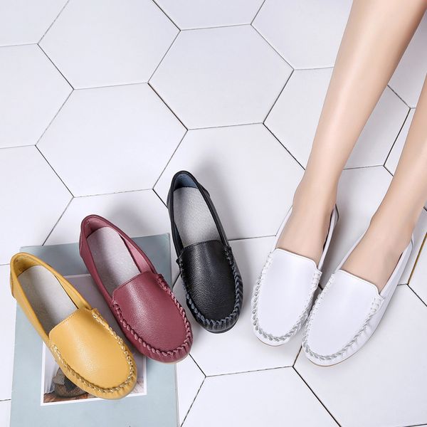 moccasin shoes round toe dress flats women casual female sneakers soft autumn women's genuine leather footwear moccasins nurse, Black
moccasin shoes round toe dress flats women casual female sneakers soft autumn women's genuine leather footwear moccasins nurse, Black