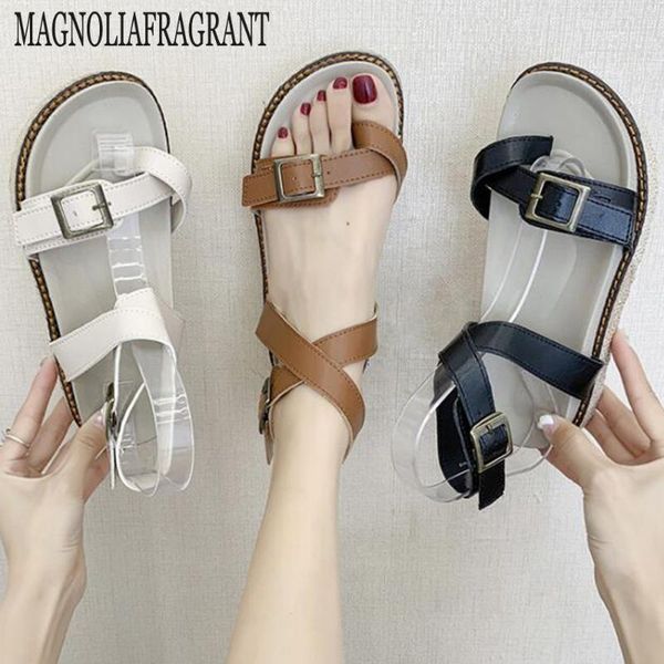 women's sandals summer flat female sandals belt buckle cross-tied casual platform roman sandalias mujer hy624, Black
women's sandals summer flat female sandals belt buckle cross-tied casual platform roman sandalias mujer hy624, Black