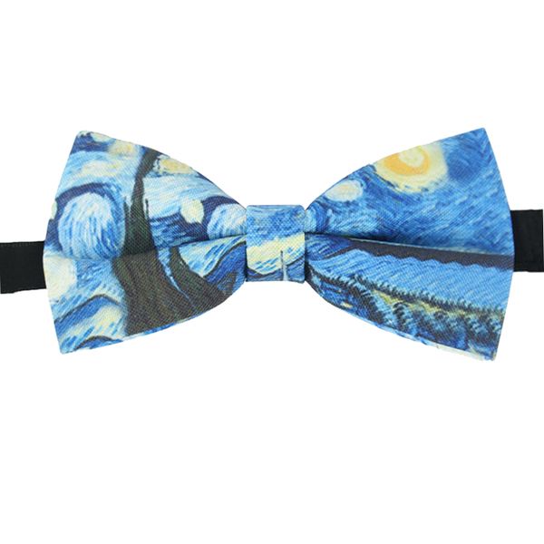 gogh printing necktie bow tie fashion mens womens wedding business the starry night print bow tie trendy gogh bowtie, Blue;white
gogh printing necktie bow tie fashion mens womens wedding business the starry night print bow tie trendy gogh bowtie, Blue;white