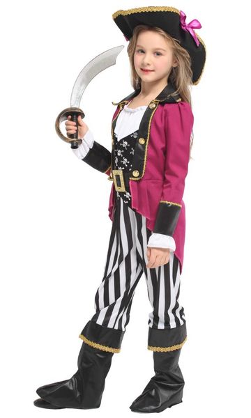 children's halloween girl's costume party pirate performance costume halloween cosplay purim party dress, Black;red
children's halloween girl's costume party pirate performance costume halloween cosplay purim party dress, Black;red