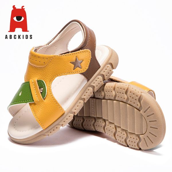abckids new boys soft leather plain sandals wear-resistant shoes comfortable casual shoes, Black;red
abckids new boys soft leather plain sandals wear-resistant shoes comfortable casual shoes, Black;red