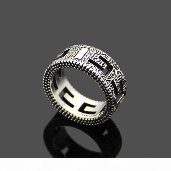 retro men lady titanium steel carving pattern hollow out g letter wedding engagement wide rings size6-9, Slivery;golden
retro men lady titanium steel carving pattern hollow out g letter wedding engagement wide rings size6-9, Slivery;golden