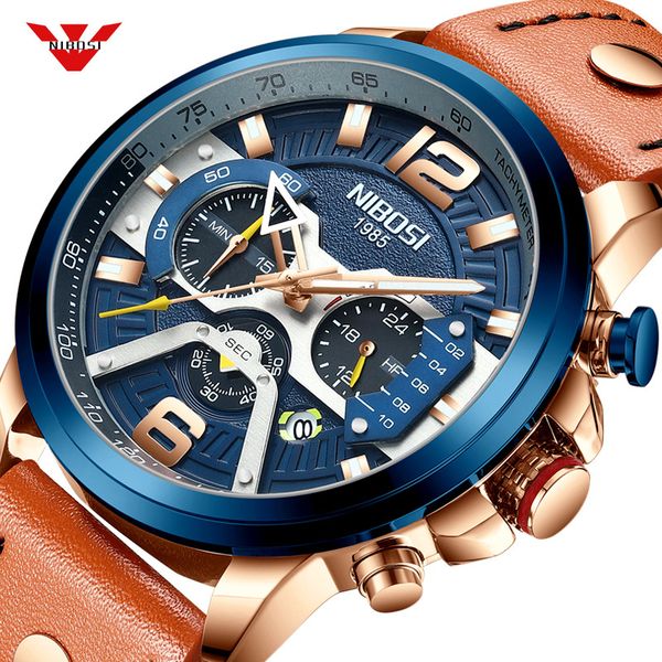 nibosi casual sport watch men blue brand luxury military leather wrist watch man clock fashion chronograph relogio masculino ly191213, Slivery;brown
nibosi casual sport watch men blue brand luxury military leather wrist watch man clock fashion chronograph relogio masculino ly191213, Slivery;brown