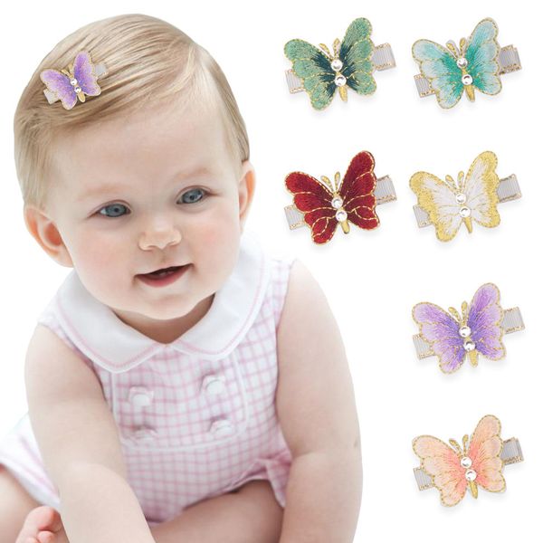 15523 baby girls barrette handmade embroidery butterfly kids barrettes children ballet girl hairpins hair clip hair accessory, Slivery;white
15523 baby girls barrette handmade embroidery butterfly kids barrettes children ballet girl hairpins hair clip hair accessory, Slivery;white
