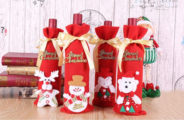 1pc home dinner party table decors wine cover christmas decorations santa claus snowman gift navidad xmas party supplies
1pc home dinner party table decors wine cover christmas decorations santa claus snowman gift navidad xmas party supplies