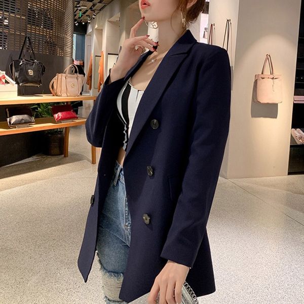 new fashion pockets women blazer jackets korean female long sleeve casual solid color suits coats feminino blazer outwears, White;black
new fashion pockets women blazer jackets korean female long sleeve casual solid color suits coats feminino blazer outwears, White;black