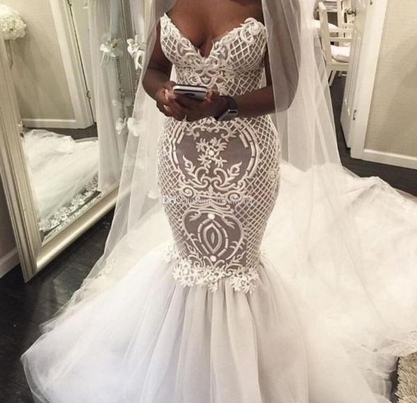 vintage 2019 appliques organza mermaid wedding dresses sweetheart neck boho bridal dresses plus size chapel train wedding gowns for brides, White
vintage 2019 appliques organza mermaid wedding dresses sweetheart neck boho bridal dresses plus size chapel train wedding gowns for brides, White