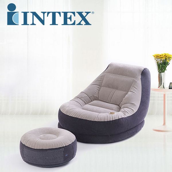 intex 68564 99*130*76cm/64*28cm inflatable flocking single sofa lazy sofa bed with footrest with foot pump
intex 68564 99*130*76cm/64*28cm inflatable flocking single sofa lazy sofa bed with footrest with foot pump