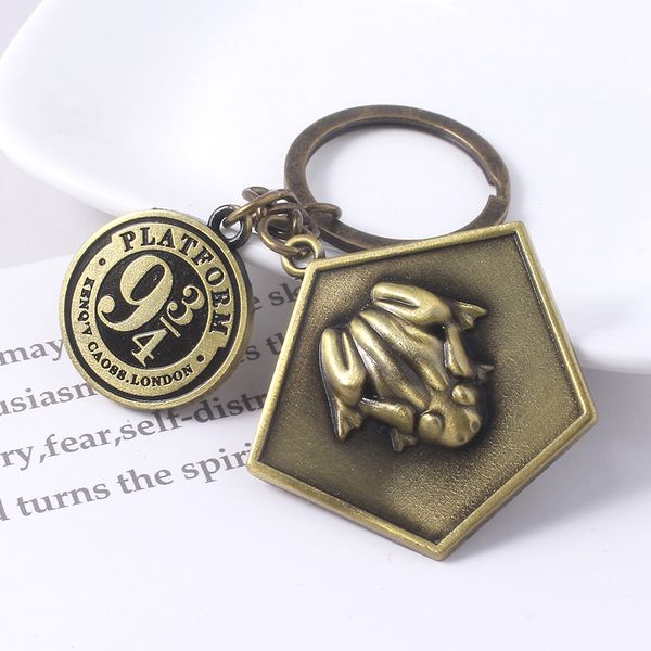 movie hp potter chocolate frog platform 9-3/4 keychain antique bronze metal charms key chain for women men car keyring jewelry, Silver
movie hp potter chocolate frog platform 9-3/4 keychain antique bronze metal charms key chain for women men car keyring jewelry, Silver
