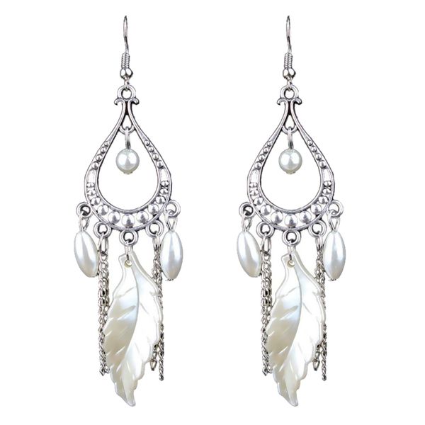 1 pair fashion bohemia beads leaf shape dangle earrings vintage elegant party prom decor, Golden
1 pair fashion bohemia beads leaf shape dangle earrings vintage elegant party prom decor, Golden