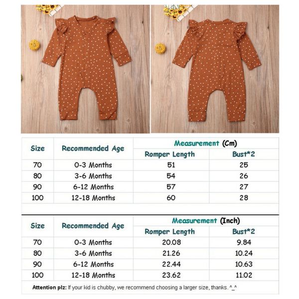 0-24m newborn baby girl polka dots romper long sleeve jumpsuit playsuit outfit clothes, Blue
0-24m newborn baby girl polka dots romper long sleeve jumpsuit playsuit outfit clothes, Blue