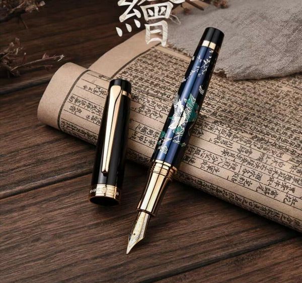 hd maki-e fountain pen fine nib metal writing pen beautiful pattern collection office supplies unbox packaging
hd maki-e fountain pen fine nib metal writing pen beautiful pattern collection office supplies unbox packaging