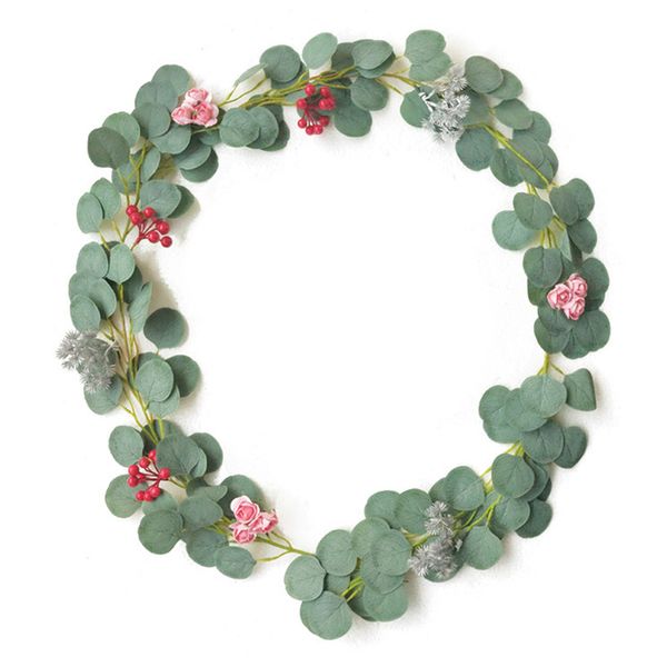 2m artificial green eucalyptus vines rattan artificial plants flowers ivy fake wreath wall decor christmas wedding decoration
2m artificial green eucalyptus vines rattan artificial plants flowers ivy fake wreath wall decor christmas wedding decoration
