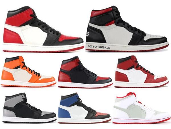 High Quality 1s NOT FOR RESALE Banned Shadows Basketball Shoes Men Women 1 Hare Reverse Shattered Backboard Sneakers With Shoes Box
