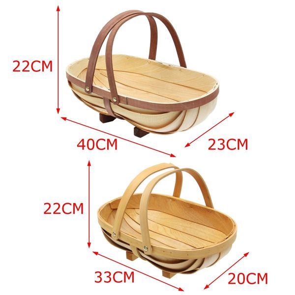40/33cm natural bread basket wood woven fruit vegetables food container picnic camping garden storage basket kitchen organizer
40/33cm natural bread basket wood woven fruit vegetables food container picnic camping garden storage basket kitchen organizer