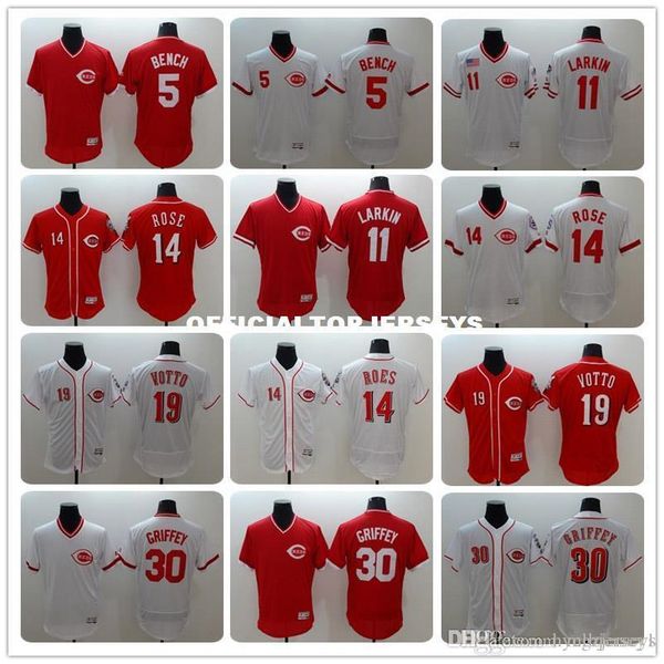 5 johnny bench 11 barry larkin 14 pete rose 19 joey votto 30 ken griffey jersey new color red white blank jerseys, Black;blue
5 johnny bench 11 barry larkin 14 pete rose 19 joey votto 30 ken griffey jersey new color red white blank jerseys, Black;blue