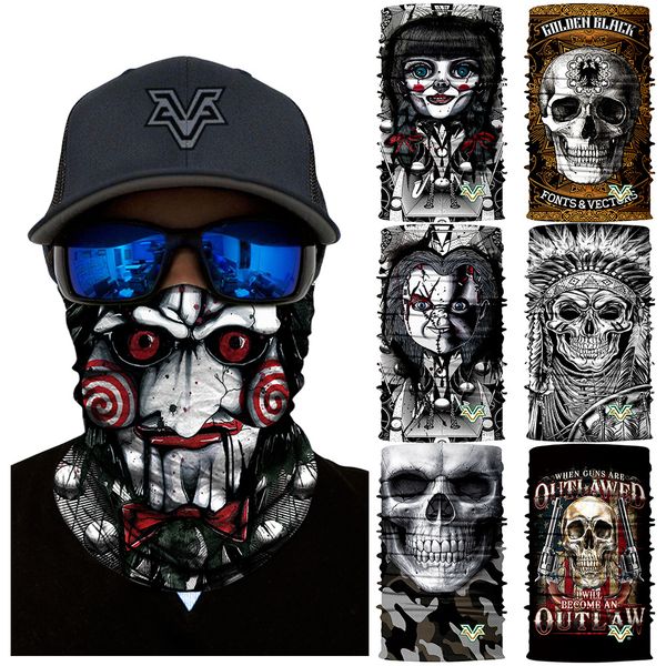 3d seamless balaclava cycling sports horrible headwears death motorcycle skull bandana scary zombie saw halloween magic scarves, Black
3d seamless balaclava cycling sports horrible headwears death motorcycle skull bandana scary zombie saw halloween magic scarves, Black