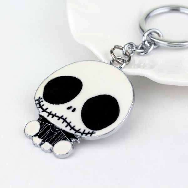 the nightmare before christmas keychain jack skellington key ring cartoon pendant skull keyring halloween gifts key chain, Silver
the nightmare before christmas keychain jack skellington key ring cartoon pendant skull keyring halloween gifts key chain, Silver