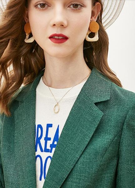 show thin good version to green leisure relaxed blazer female show thin temperament of new fund of 2019 autumn outfit, White;black
show thin good version to green leisure relaxed blazer female show thin temperament of new fund of 2019 autumn outfit, White;black