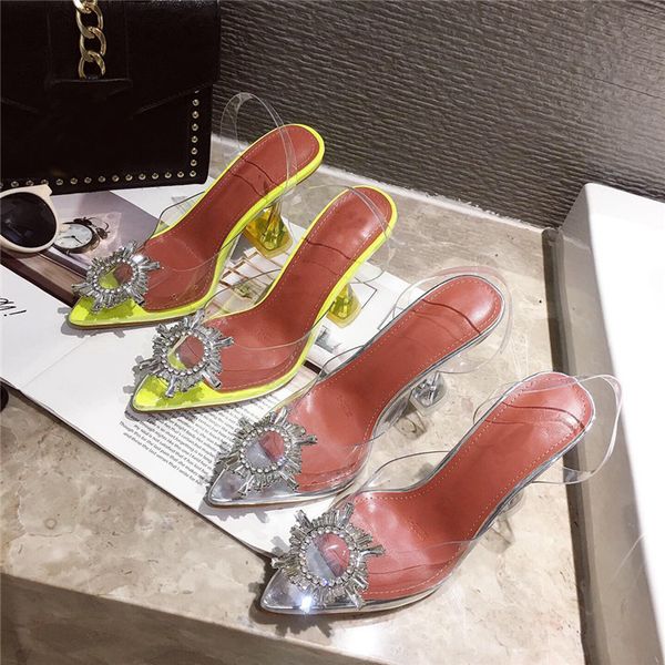 yellow pvc transparent women pumps crystal pointy toe high heels shoes woman perspex spike heel back strap pumps sandals, Black
yellow pvc transparent women pumps crystal pointy toe high heels shoes woman perspex spike heel back strap pumps sandals, Black