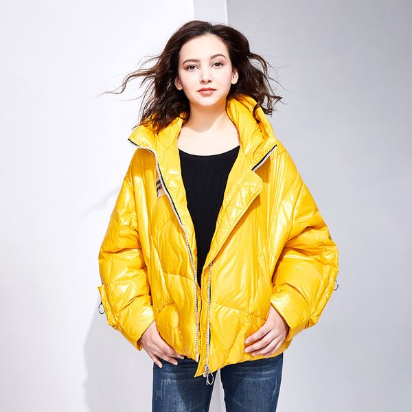 winter women duck down coat short ultralight natural feather luxury women duck down parka, Black
winter women duck down coat short ultralight natural feather luxury women duck down parka, Black