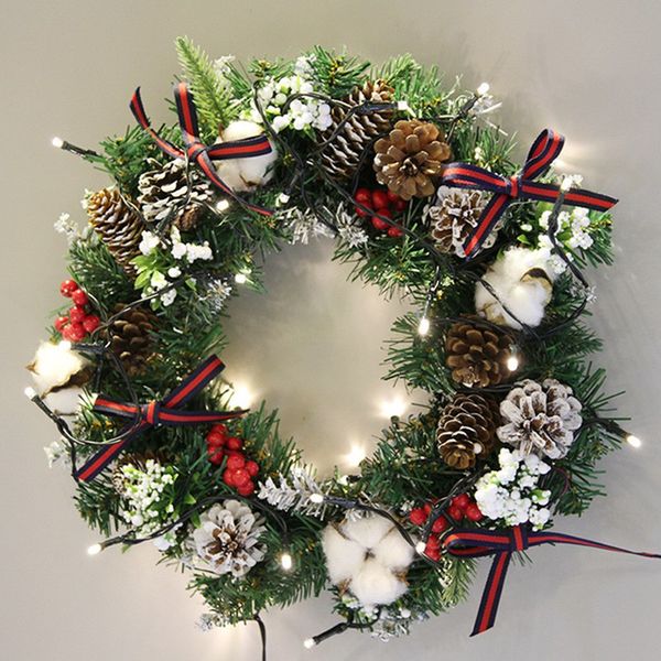 30cm wall hanging christmas wreath decoration for xmas party door garland ornament home decor holiday accessories drop shipping
30cm wall hanging christmas wreath decoration for xmas party door garland ornament home decor holiday accessories drop shipping