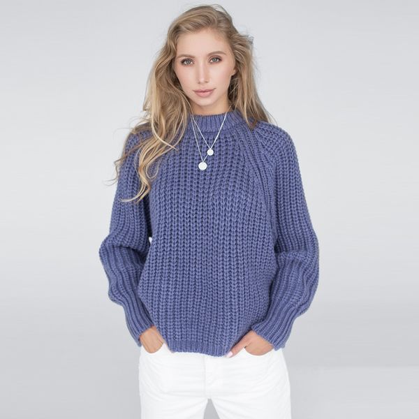 autumn and winter women's round neck solid color casual sweaters women pullovers, White;black
autumn and winter women's round neck solid color casual sweaters women pullovers, White;black