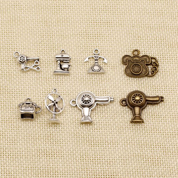 80 pieces jewelry making supplies home phone hairdryer electric fan hj105, Bronze;silver
80 pieces jewelry making supplies home phone hairdryer electric fan hj105, Bronze;silver