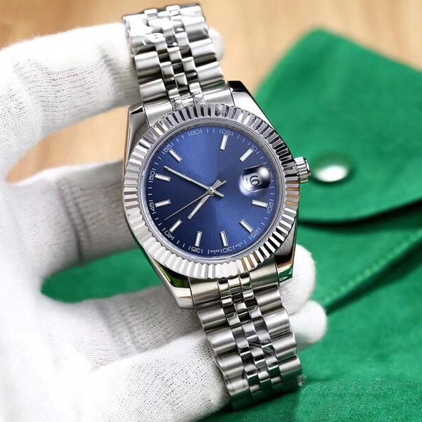 2019 Mens Watches Automatic Mechanical Stainless Steel Gold Watch Silver White Dial Sports Mens Datejust Self-wind Wrist Watch