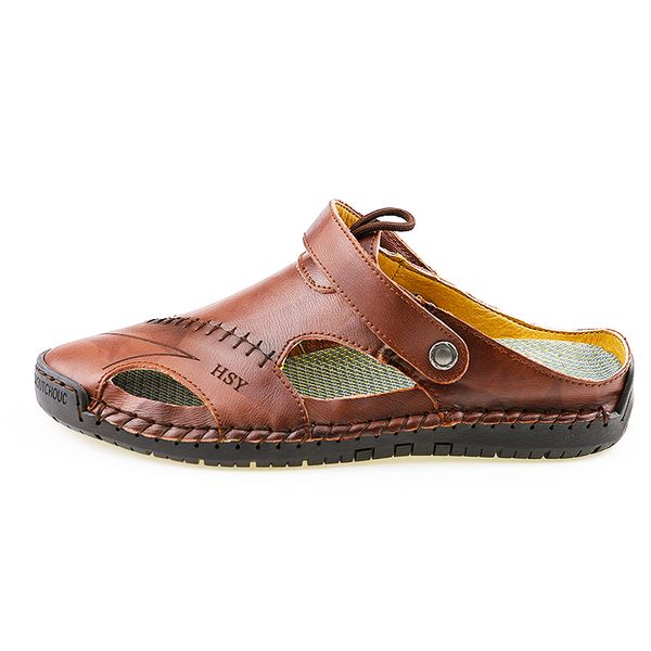 genuine leather summer men sandals soft shoes beach roman men sandals sandals slippers big size 38-48 w4, Black
genuine leather summer men sandals soft shoes beach roman men sandals sandals slippers big size 38-48 w4, Black