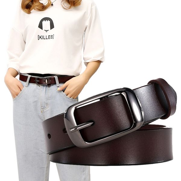 women belts casual fashion leather belts female waistbands metal pin buckle belt for women lady ceinture cinto masculino, Black;brown
women belts casual fashion leather belts female waistbands metal pin buckle belt for women lady ceinture cinto masculino, Black;brown