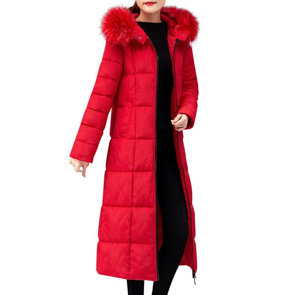 winter coat women long parka women outerwear faux fur hooded coat long cotton-padded jackets pocket smanteau femme hiver, Black
winter coat women long parka women outerwear faux fur hooded coat long cotton-padded jackets pocket smanteau femme hiver, Black