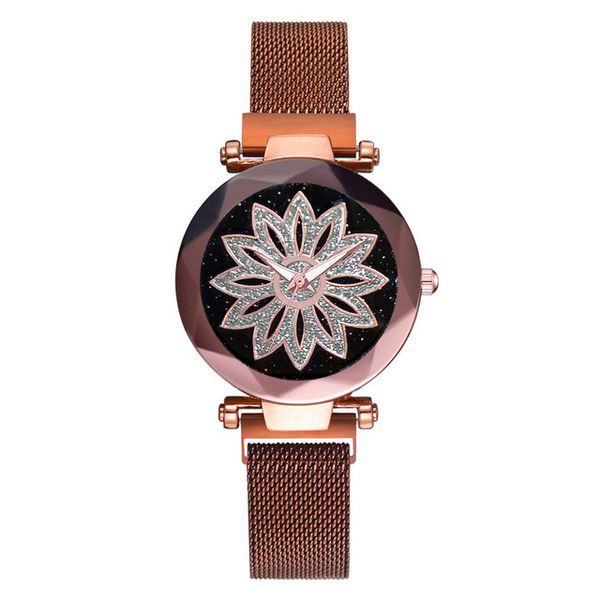 female magnet button watch star sky simple fashion watch stainless steel mesh belt leisure sports female quartz, Slivery;brown
female magnet button watch star sky simple fashion watch stainless steel mesh belt leisure sports female quartz, Slivery;brown