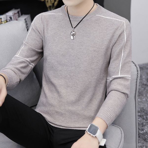 edition thin section long sleeve knit sweater man fall render unlined upper garment of personality on the men's clothes, White;black
edition thin section long sleeve knit sweater man fall render unlined upper garment of personality on the men's clothes, White;black