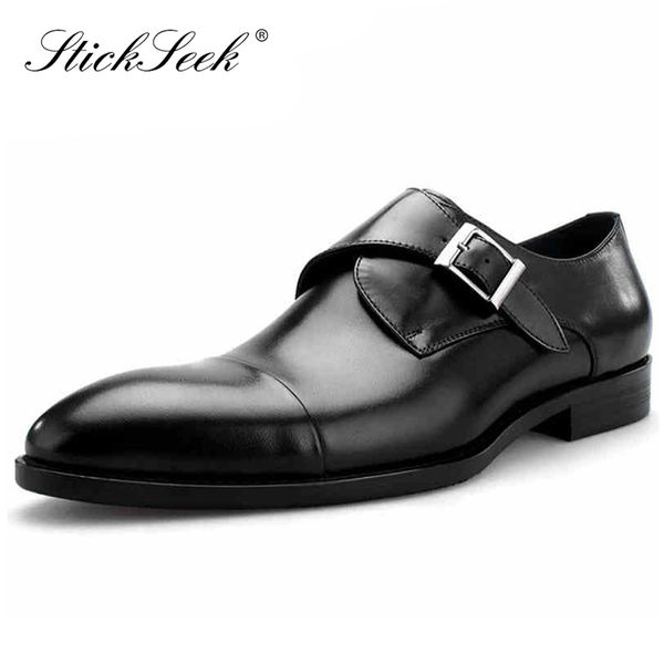 basic genuine leather formal dress man monk strap oxford shoes pointed toe cap toe handmade men's wedding party footwear sk111, Black
basic genuine leather formal dress man monk strap oxford shoes pointed toe cap toe handmade men's wedding party footwear sk111, Black