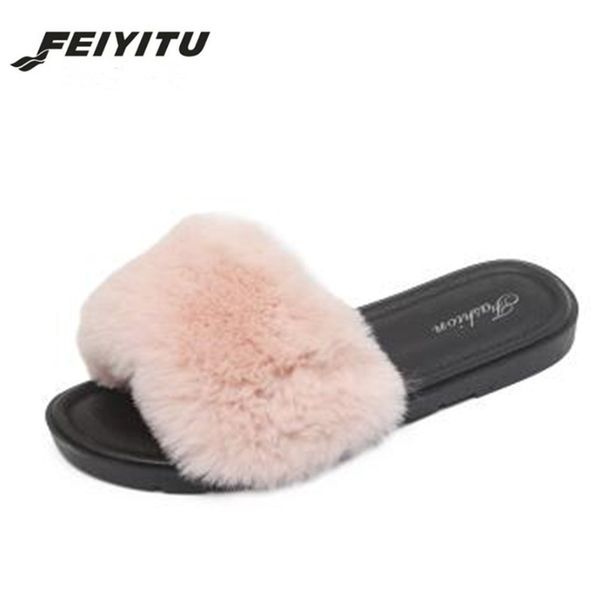 feiyitu plush winter slippers indoor animal furry house home with fur flip flops women fluffy slides fenty shoe, Black
feiyitu plush winter slippers indoor animal furry house home with fur flip flops women fluffy slides fenty shoe, Black