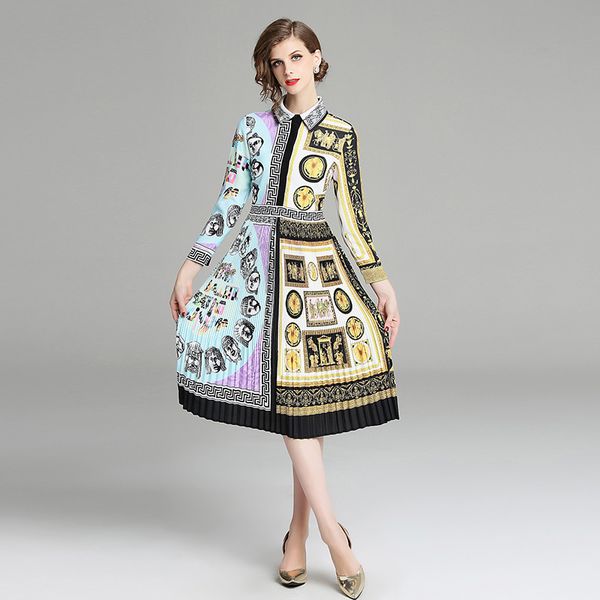 selling fall spring runway women's vintage luxury paisley floral printed dresses office lady slim long sleeve party evening dress, Black;gray
selling fall spring runway women's vintage luxury paisley floral printed dresses office lady slim long sleeve party evening dress, Black;gray