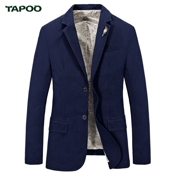 tapoo men blazer cotton casual suit males brand masculino suit fashion simple solid leisure blazer mens males, White;black
tapoo men blazer cotton casual suit males brand masculino suit fashion simple solid leisure blazer mens males, White;black